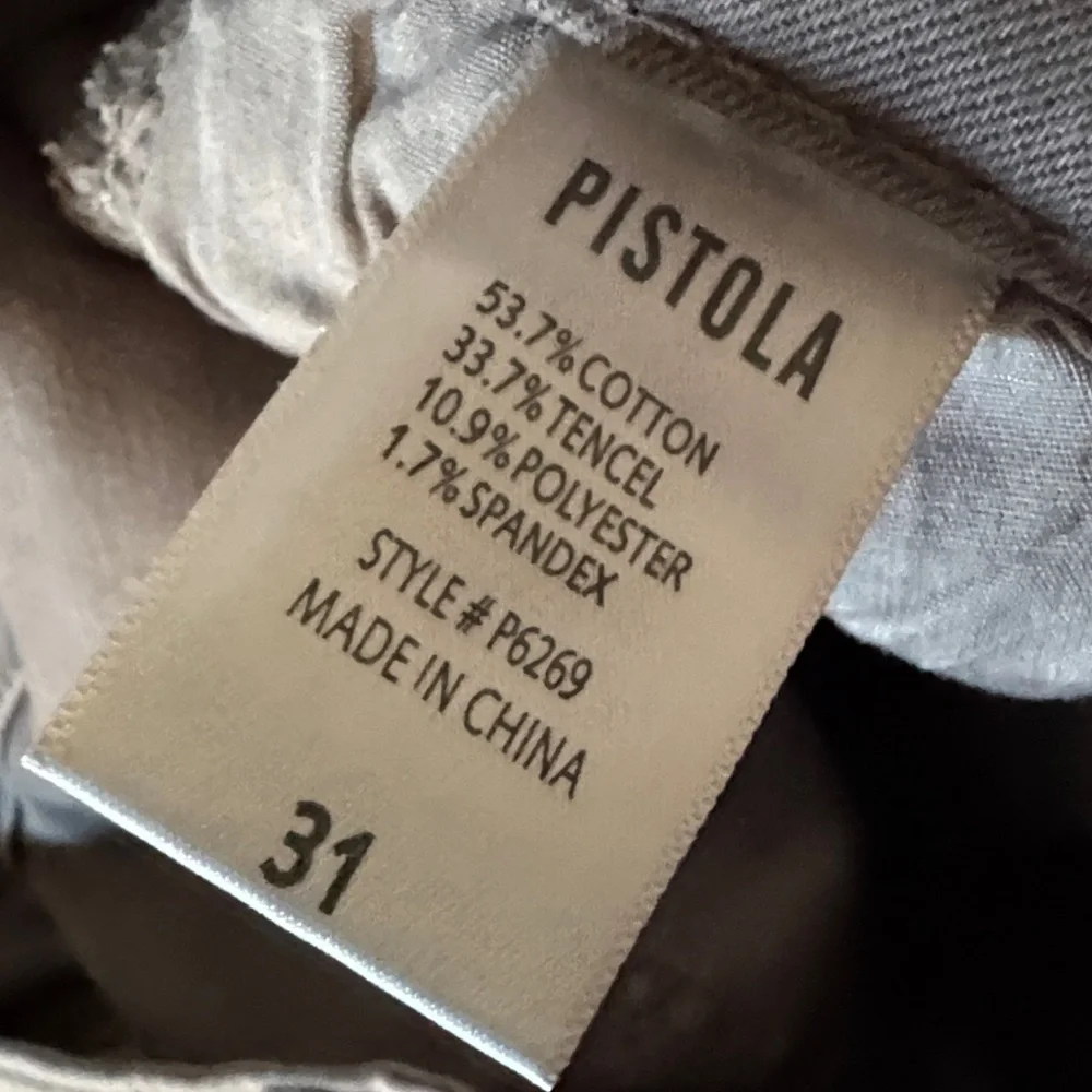 Pistola Tan Denim Pants size 31 skinny. NWOT - Picture 5 of 6